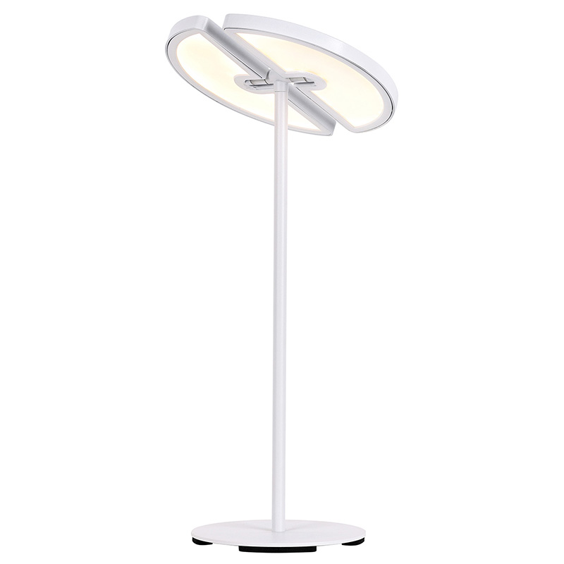 Lampu Meja LED Boleh Laras Dwi Bulan dengan Kawalan Suhu Warna