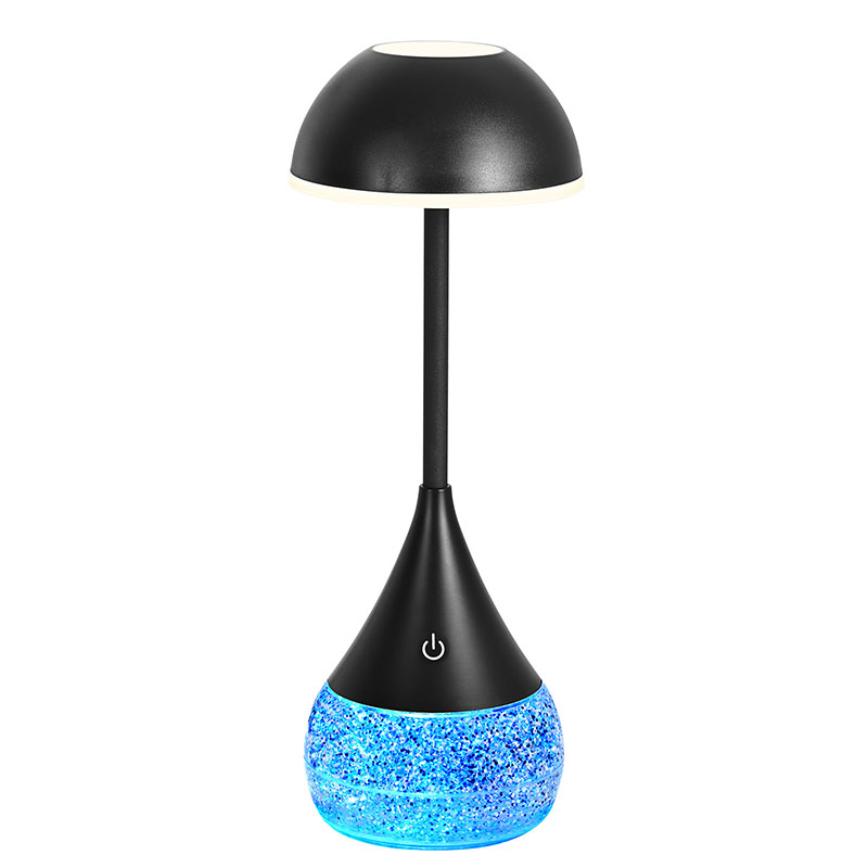 Lampu Meja LED Dengan Cahaya Cecair Rgb Glitter