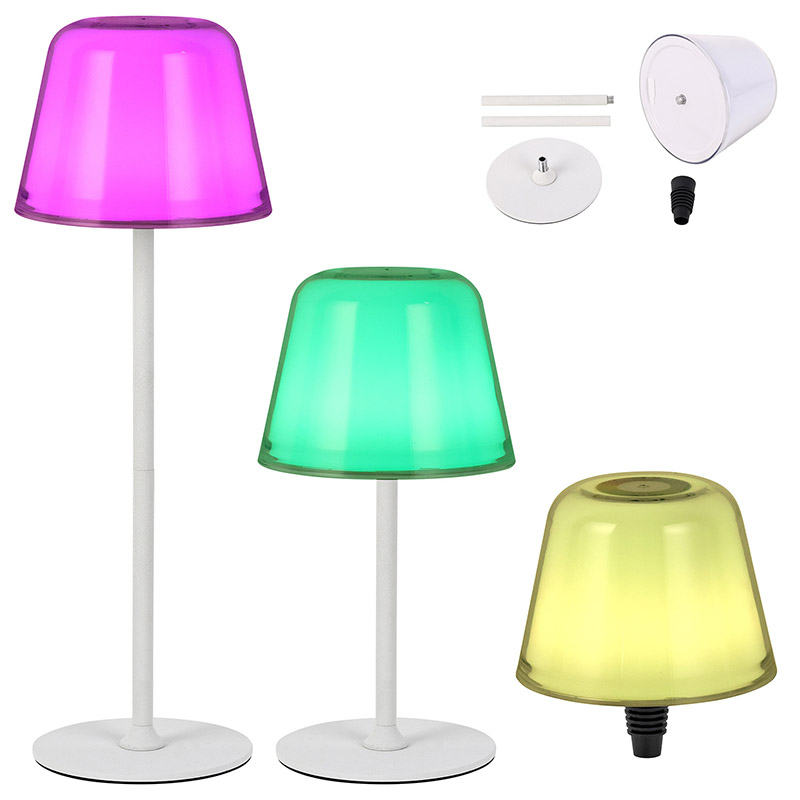Lampu tanpa wayar moden dengan lampu perubahan warna RGB